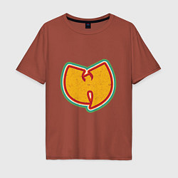 Футболка оверсайз мужская Wu-Tang Colors, цвет: кирпичный