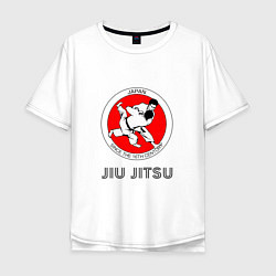 Мужская футболка оверсайз Jiu Jitsu: since 16 century