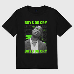 Футболка оверсайз мужская Boys Do Cry Travis Scott, цвет: черный