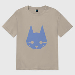 Мужская футболка оверсайз Stray Blue