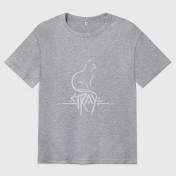 Футболка оверсайз мужская Stray Life, цвет: меланж