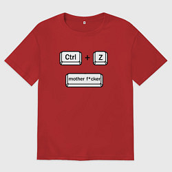 Мужская футболка оверсайз Отмените, черт возьми!