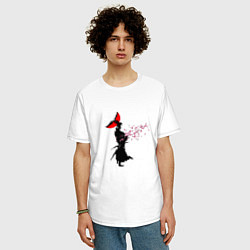 Футболка оверсайз мужская Samurai white, цвет: белый — фото 2