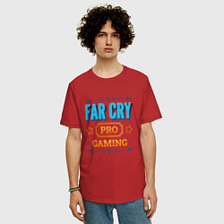 Футболка оверсайз мужская Игра Far Cry pro gaming, цвет: красный — фото 2