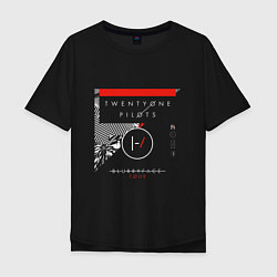 Футболка оверсайз мужская BLURRYFACE TOUR, цвет: черный