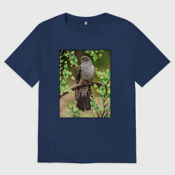 Мужская футболка оверсайз Кукушка в лесу