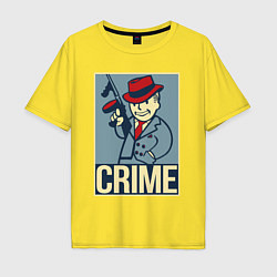 Мужская футболка оверсайз Vault crime boy
