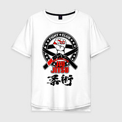 Мужская футболка оверсайз Jiu-jitsu Brazilian fight club