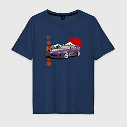 Мужская футболка оверсайз Toyota Supra A80 Mk4 Japan Legend