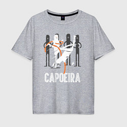 Футболка оверсайз мужская Capoeira - contactless combat, цвет: меланж