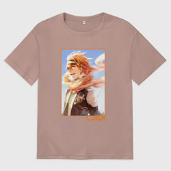 Мужская футболка оверсайз Радостный Лави - D Gray man