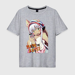 Мужская футболка оверсайз Made in abyss - Nana
