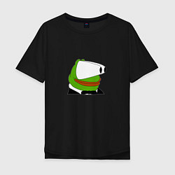 Мужская футболка оверсайз Booba Pepe