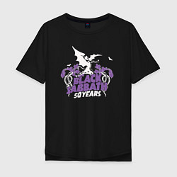 Мужская футболка оверсайз Black sabbath логотип группы