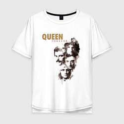 Мужская футболка оверсайз Queen-легенды сквозь ветер