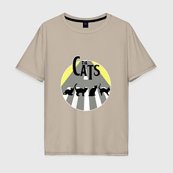 Мужская футболка оверсайз The Cats