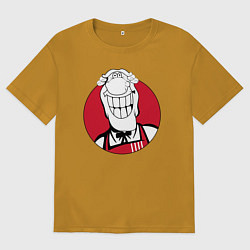 Футболка оверсайз мужская Доктор Ливси - KFC Edition, цвет: горчичный