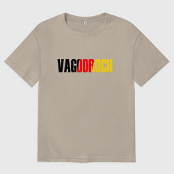 Футболка оверсайз мужская VAGODROCH, цвет: миндальный