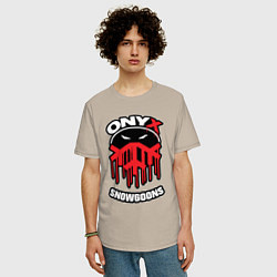 Футболка оверсайз мужская Onyx - snowgoons, цвет: миндальный — фото 2