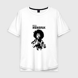 Мужская футболка оверсайз Jimi Hendrix