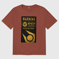 Мужская футболка оверсайз Контроль заражения