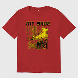 Мужская футболка оверсайз Мои сникерсы