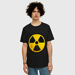 Футболка оверсайз мужская Atomic Nuclear, цвет: черный — фото 2