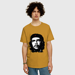 Футболка оверсайз мужская Ernesto Che Guevara, цвет: горчичный — фото 2