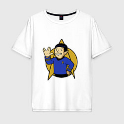 Мужская футболка оверсайз Spoke - vault boy