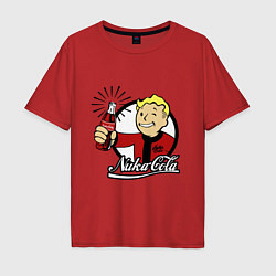 Мужская футболка оверсайз Vault boy - nuka cola