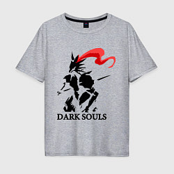 Футболка оверсайз мужская Dark Souls, цвет: меланж