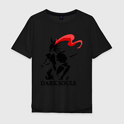 Футболка оверсайз мужская Dark Souls, цвет: черный