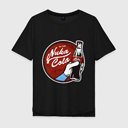 Мужская футболка оверсайз Nuka cola sticker