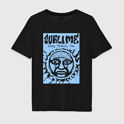 Мужская футболка оверсайз Sublime панк рок группа