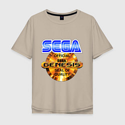 Мужская футболка оверсайз Sega genesis medal