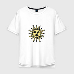 Мужская футболка оверсайз Dark Souls - воины солнца