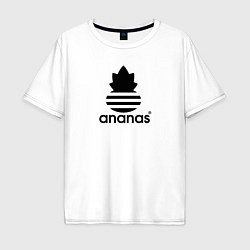 Футболка оверсайз мужская Ananas - Adidas, цвет: белый