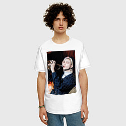 Футболка оверсайз мужская Hyunjin Circus, цвет: белый — фото 2