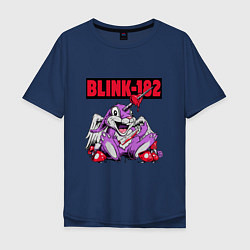 Мужская футболка оверсайз Blink bunny fuck
