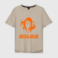 Мужская футболка оверсайз Metal Gear Solid Fox