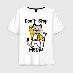 Мужская футболка оверсайз Freddy MEOWcury