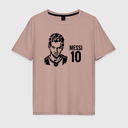 Мужская футболка оверсайз Messi 10