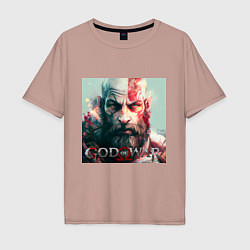 Мужская футболка оверсайз God of War, Ragnarok