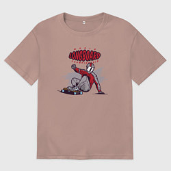 Футболка оверсайз мужская Longboard, цвет: пыльно-розовый