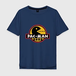 Футболка оверсайз мужская Pac-man game, цвет: тёмно-синий