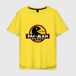Футболка оверсайз мужская Pac-man game, цвет: желтый
