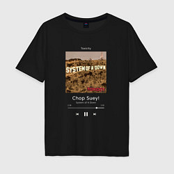 Мужская футболка оверсайз System of a Down Chop Suey!