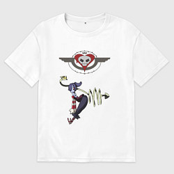 Мужская футболка оверсайз Сквигли и логотип игры