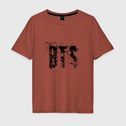 Мужская футболка оверсайз BTS logo