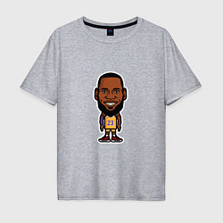 Мужская футболка оверсайз Lakers - James